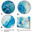 Bleu et blanc embrassant l'inconnu I - reproduction sur toile-1958308661-2044019112