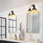 Yorklyn Matte Black Dimmable Vanity Light-1035767889