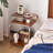 3-Layer Sofa Small Side Table, Wooden Bedside Table Snack Side Table With Storage Rack, Household Side Table Trolley With Wheels Living Room Antique Sofa Coffee Table Corner Table-626395254