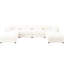 Canapé modulaire blanc avec compartiments de rangement - chenille, assise profonde, cylindrique ergonomique pour le confort-664210485-664210487-664210483