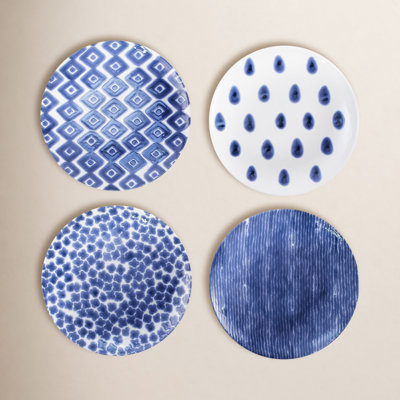 Vietri Santorini Assorted Salad Plates