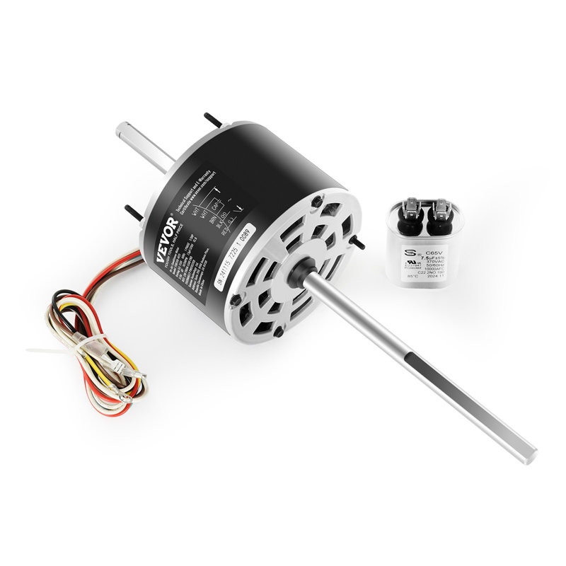 1/3HP RV AC Fan Motor AC115V 3A 1675RPM Single Phase with 7.5uf/370V Capacitor