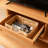 YAHUAN Handwoven Water Hyacinth Storage Basket, Natural Fiber Rectangular Organizer With Handles For Home And Office Decor