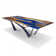 Walnut Metal Base Dining Table