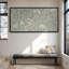 Impression sur toile encadrée à motif floral extra large vert sauge-778619192-778619199