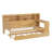 Wooden Daybed with Storage Shelf, Multi-Purpose Bed with Twin Size Pullout Bed and Desk-862251312-862251314