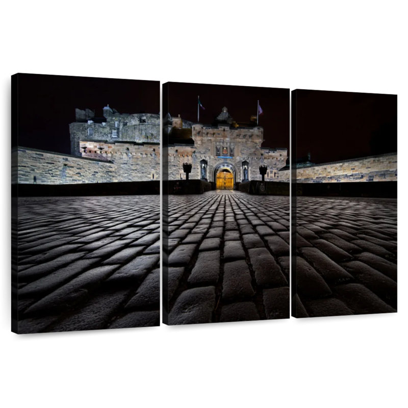 Entrée du château Nicci Edinburgh, H 48 po x l 74 po