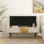 Tabouret de rangement en velours Teddy
