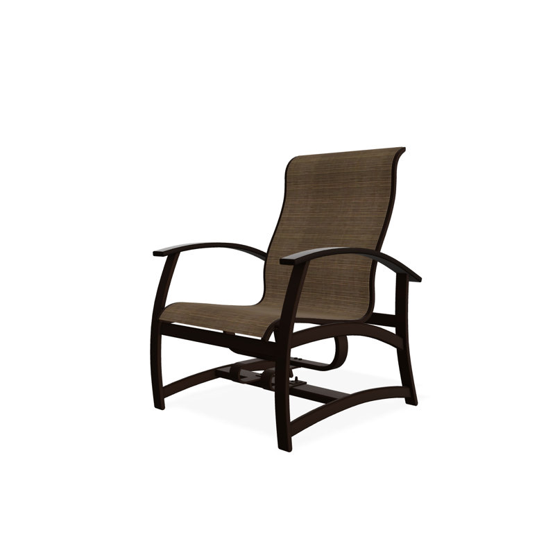 Belle Isle Outdoor Lounge Chair, Kona, Elevation Stone
