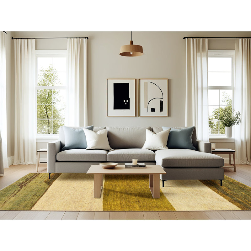 Abstract Indoor Rug, Rectangle 6' x 9'