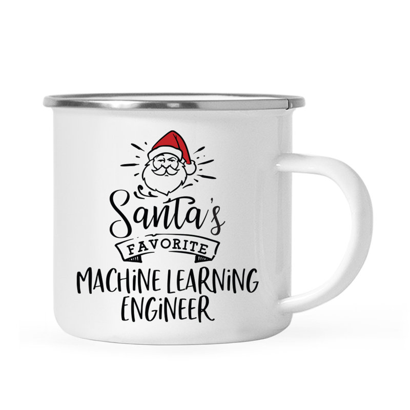 Tasse de camping militaire Yunus Santa's Favorite, Ingénieur en apprentissage machine