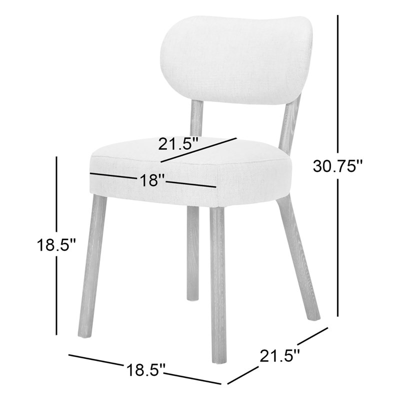 Chaise d'appoint rembourrée Kona