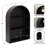 Arcott Wood Arched Wall Storage Shelf-876411120