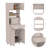 Pembrooke 2-Shelf 1-Drawer Microwave Pantry Cabinet -109827635