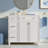36" Modern Bathroom Vanity - Ceramic Sink, Soft-Close Doors, Smart Storage-1712898000