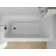 Alcove Soaking Skirt Bathtub with Overflow and Drain