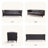 85.65” Tufted Chesterfield Faux Leather Sofa With Solid Wood Frame-649317892
