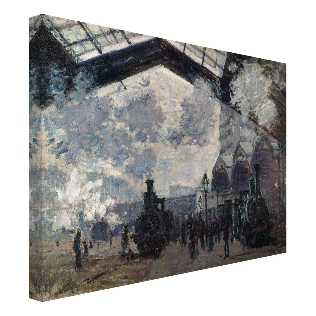 Leinwanddruck Der Gare Saint Lazare von Claude Monet