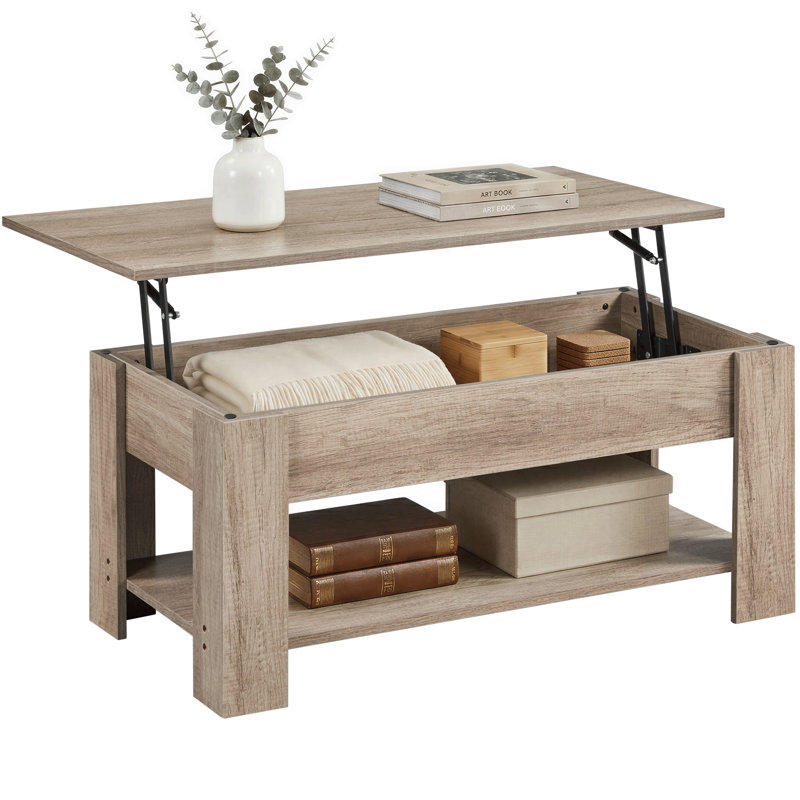 Table basse Ajeem, H 19,5 po x L 47,5 po x l 23,5 po, Gris
