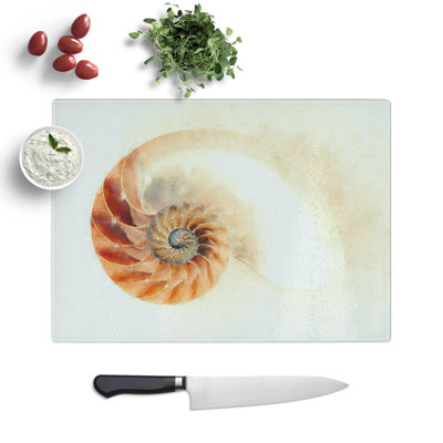 Mother of Pearl Shell Painting Chopping Board