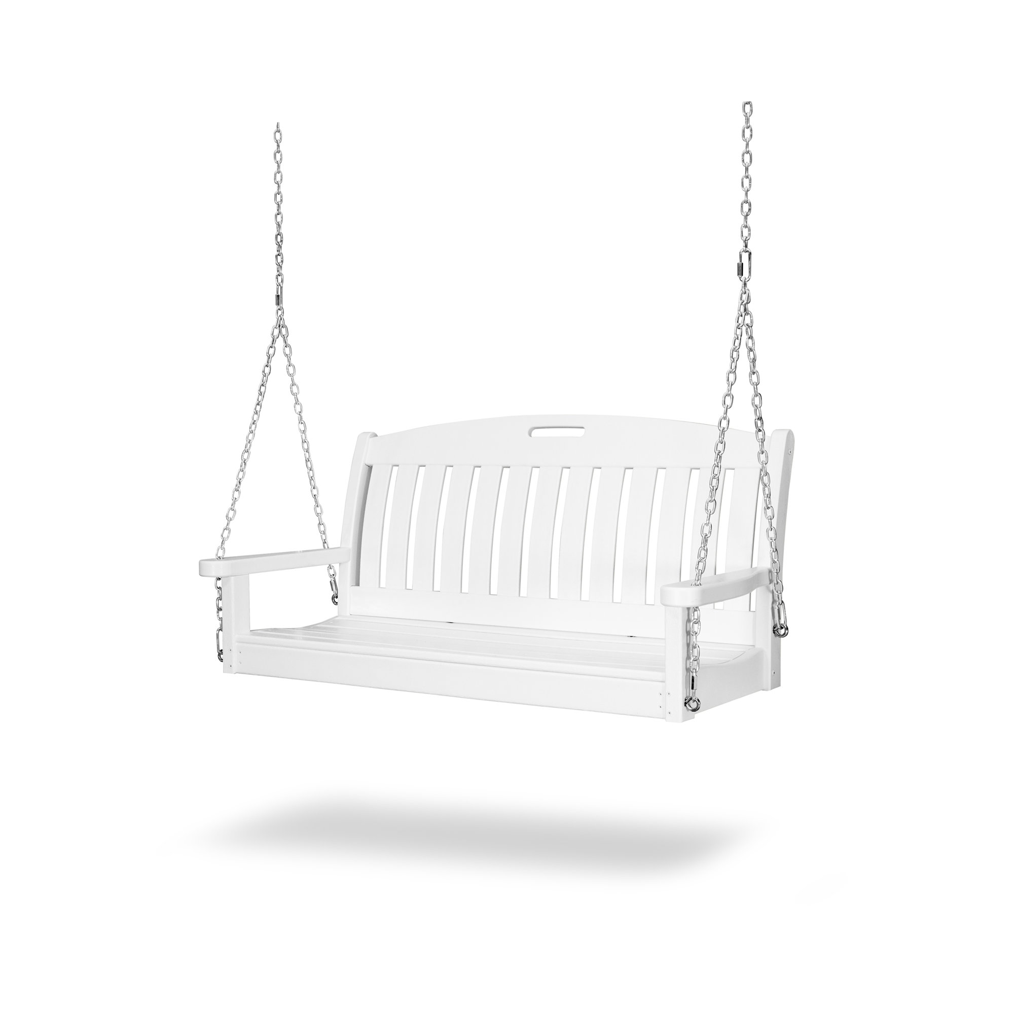 POLYWOOD Nautical 48" Swing, Hunter Green