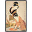 Geisha, préparation de thé, œuvre d'art Ukiyo-e, élégantes photos de personnages japonais, impression sur toile encadrée-123634335-123634339