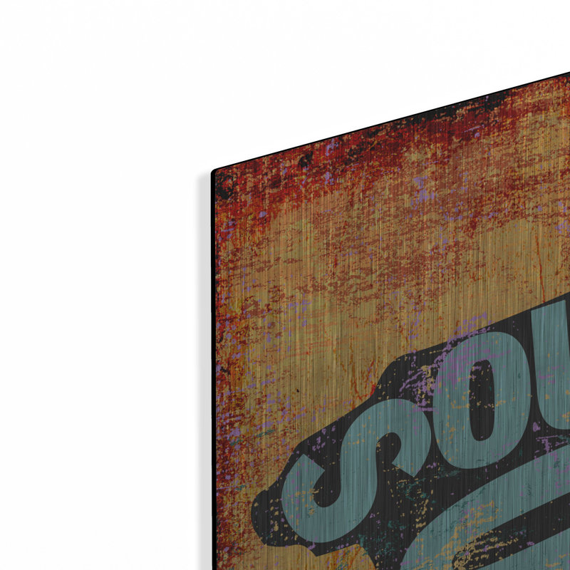 «South Carolina» par Art Licensing Studio, art mural en métal