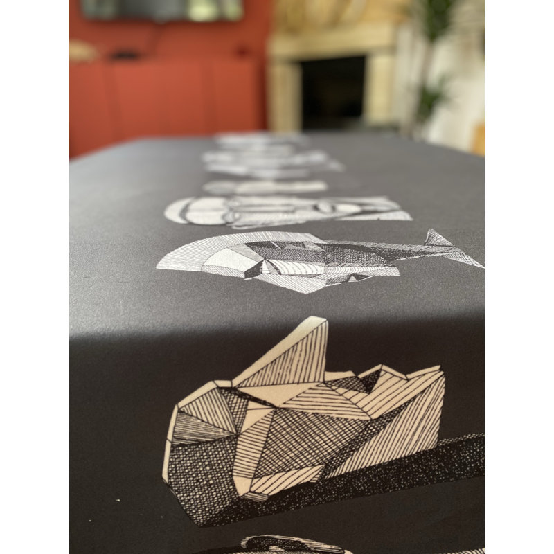 Bensyn Mask Tablecloth, 147cm W x 200cm L