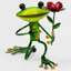 Melbourne Frog Weather Resistant Metal Garden Statue