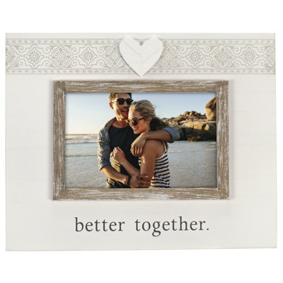 Huguetta White Matte Picture Frame