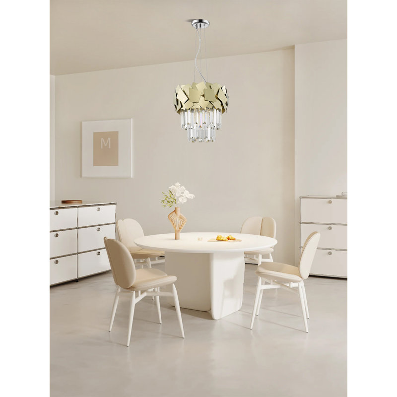 Anastaysia 4 - Light Crystal Chandelier, Gold