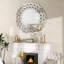 Beveled Frameless Gear Accent Wall Mirror