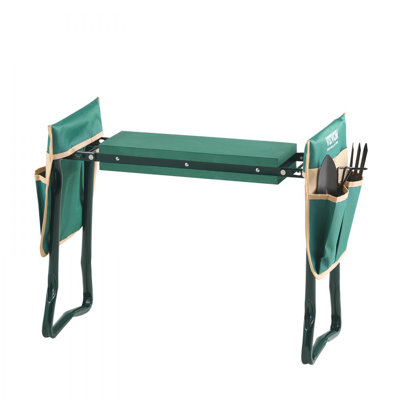 Garden Kneeler and Seat 6" EVA Pad Folding Garden Stool Heavy Duty Garden Bench