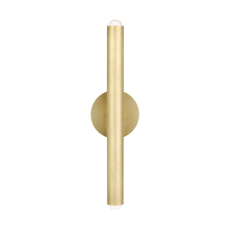 Ebell 1 - Light LED Armed Sconce, Natural Brass