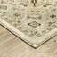 Tapis beige tissé à la machine Caryll-1353240595