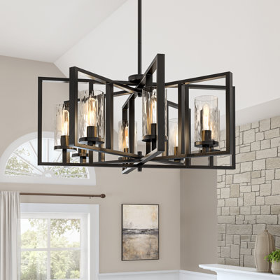 Kuhle 8 - Light Charcoal Lantern Pendant