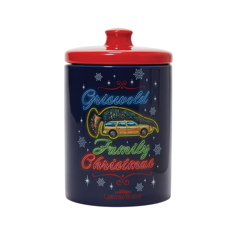 National Lampoon's Christmas Vacation Griswold Family Treat Canister Storage Jar 7.5 Inch