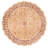 One-of-a-Kind 8' New Age Round Wool Area Rug in