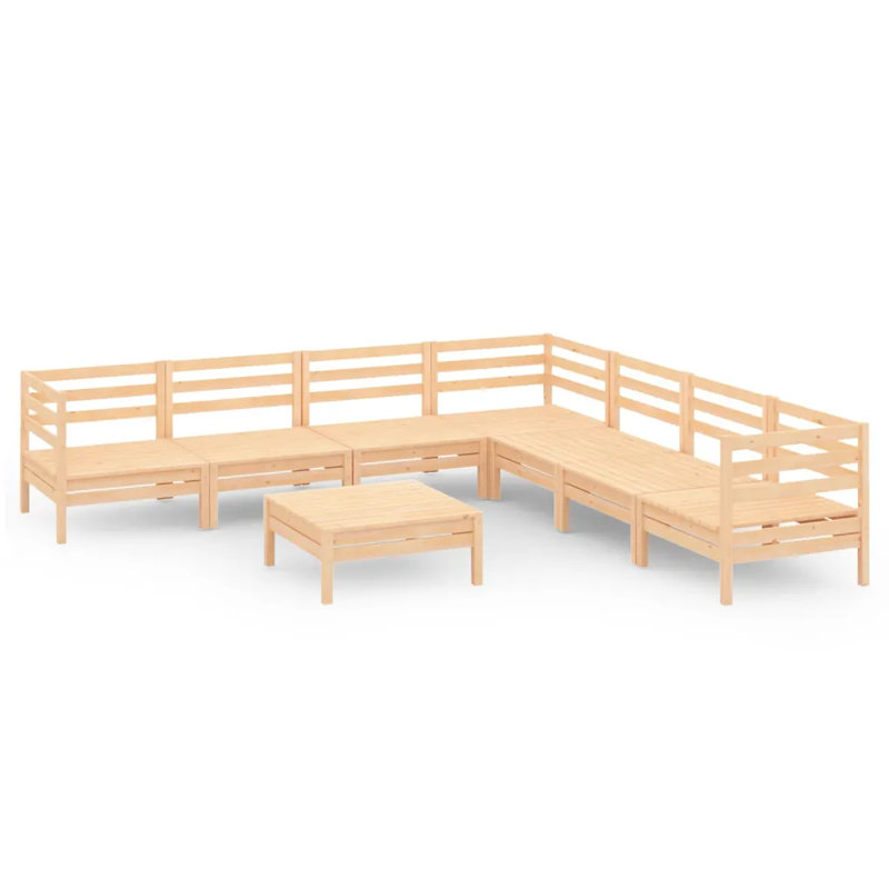 Guerrino - Person Patio Conversation Set, Brown