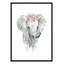 «Savannah Elephant», art encadré-47499689-47499694