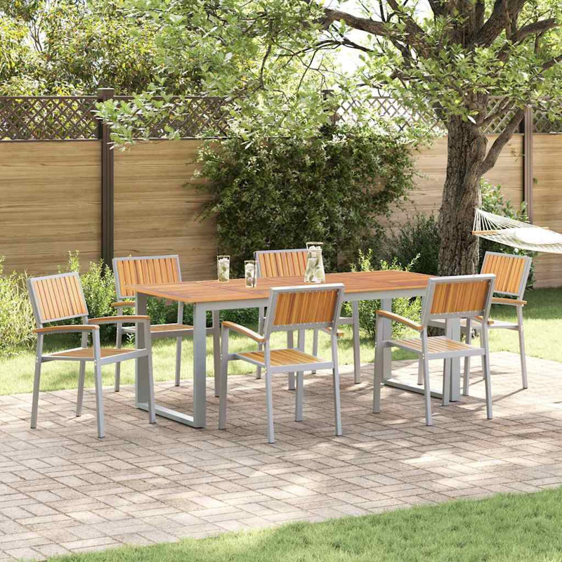 Patio Dining Armchair, Grey