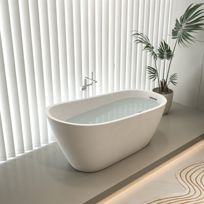 67'' x 31'' Freestanding Acrylic Bathtub
