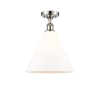 Plafonnier semi-encastré 1 lumière