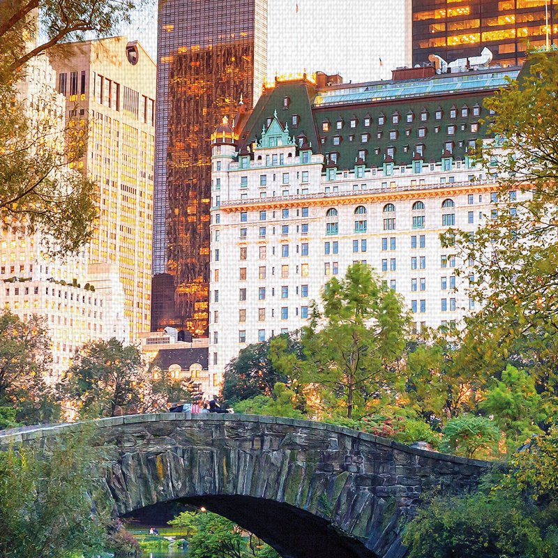 " Central Park View " by GI ArtLab, 22" H x 28" W x 1.5" D