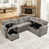 Gray Chenille