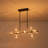 12-Light Clear Glass Linear Chandelier