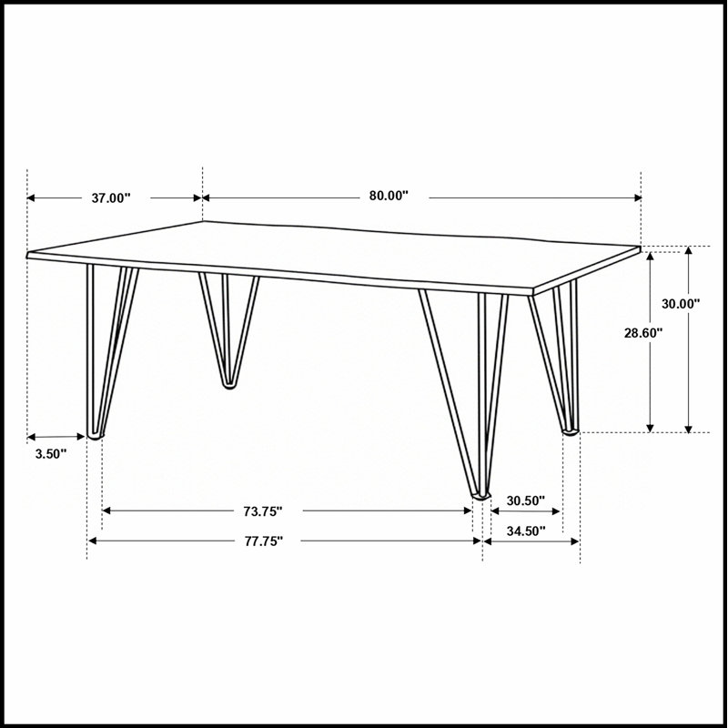 La table de salle à manger Neve Grey Sheesham Live Edge allie beauté naturelle et élégance moderne pour une expérience culinaire unique.