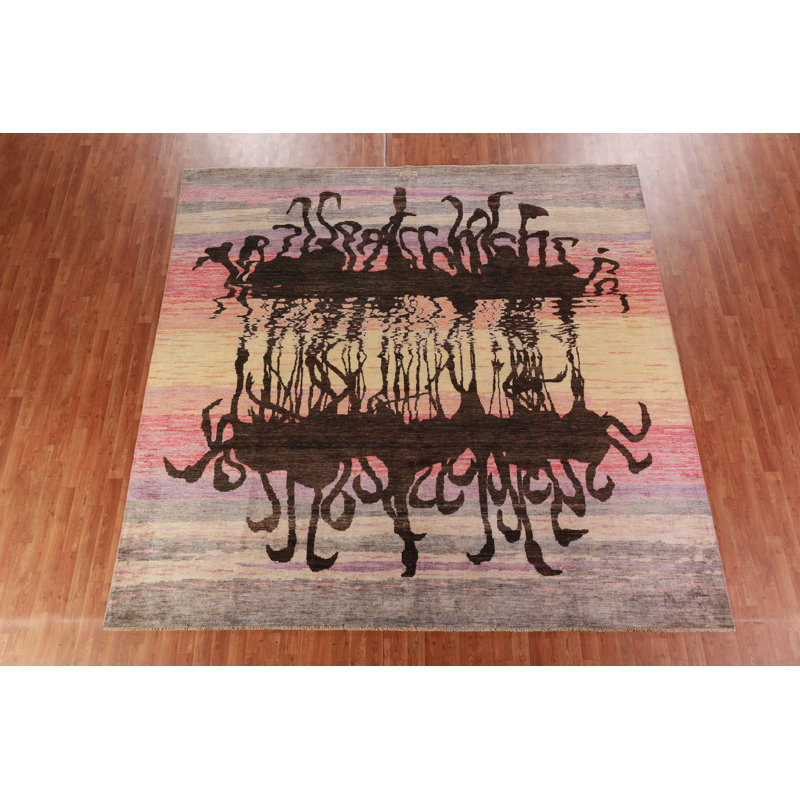 Tapis art déco animaux 10 x 10