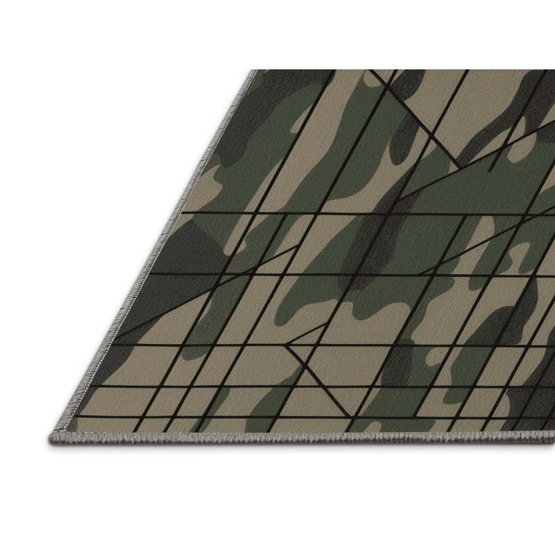 Sandstorm Grid Rug, Rectangle 2' x 3'