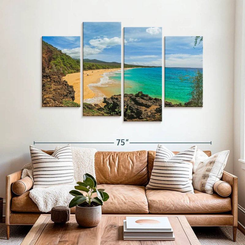 Makena Gillard Coastline, H 42 po x l 68 po